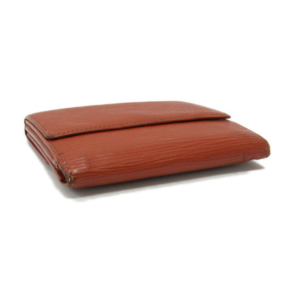 Louis Vuitton Double Hook Wallet Porte Monnaie Carte Epi Brown - Picture 4 of 16